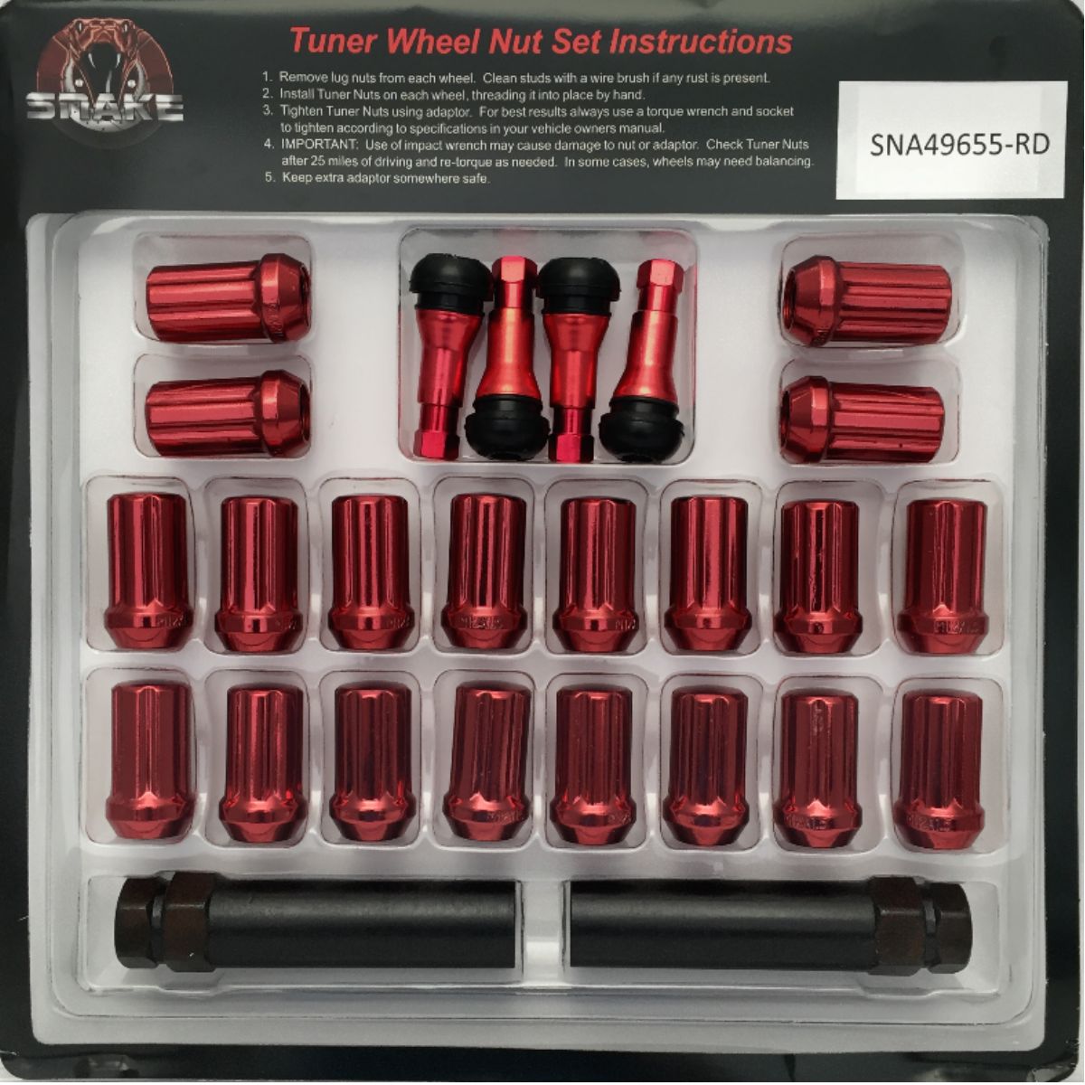 SPLINE DRIVE NUT ROUGE - AUTO